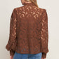ROMANTIC SHADE WOVEN LACE TOP