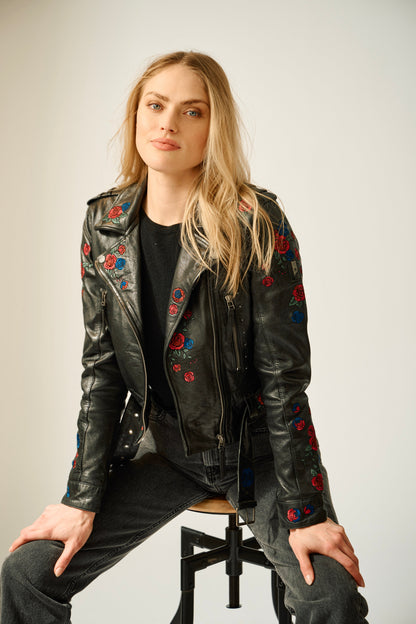 Isabella RF Leather Jacket