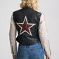 Isadora RF Leather Jacket by Mauritius in Black