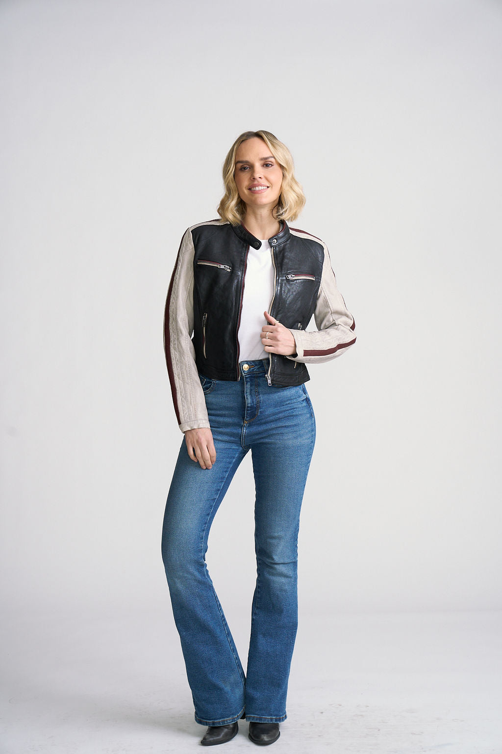 Isadora RF Leather Jacket