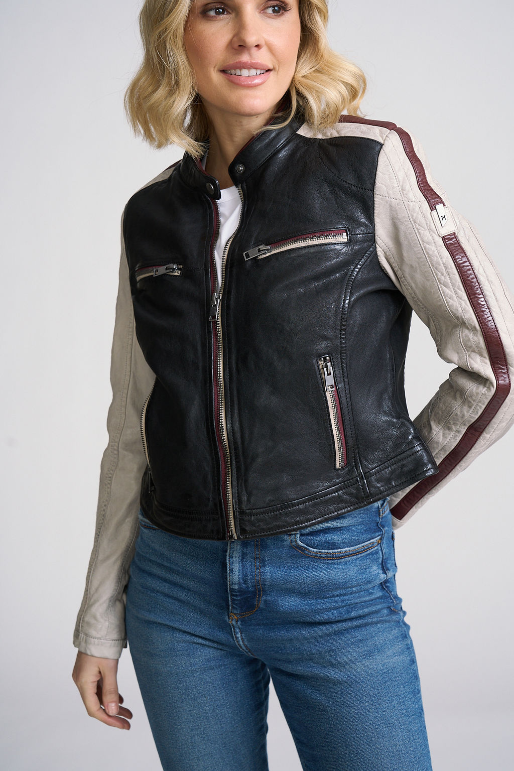 Isadora RF Leather Jacket