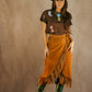 Fringe Wrap Italian Suede Skirt at Bourbon Cowgirl