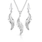 All About The Curve Feather Jewelry Set by Montana Silversmiths