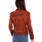 Vintage Brown Leather Motorcycle Jacket at Bourbon Cowgirl