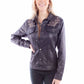 Embroidered Black Lamb Leather Jacket at Bourbon Cowgirl