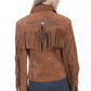 Cinnamon Fringe & Beaded Suede Jacket at Bourbon Cowgirl