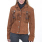 Cinnamon Fringe & Beaded Suede Jacket at Bourbon Cowgirl