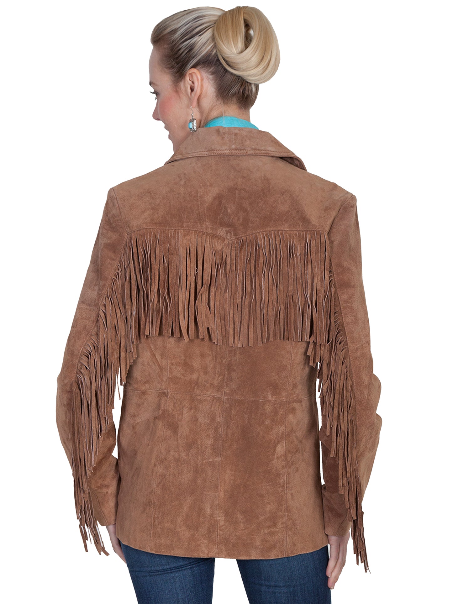 Cinnamon Suede Fringe Jacket at Bourbon Cowgirl