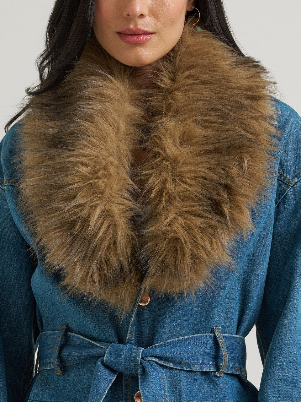 Wrangler Lainey Wilson Penny Lainey Denim Trench Coat