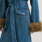 Wrangler Lainey Wilson Penny Lainey Denim Trench Coat