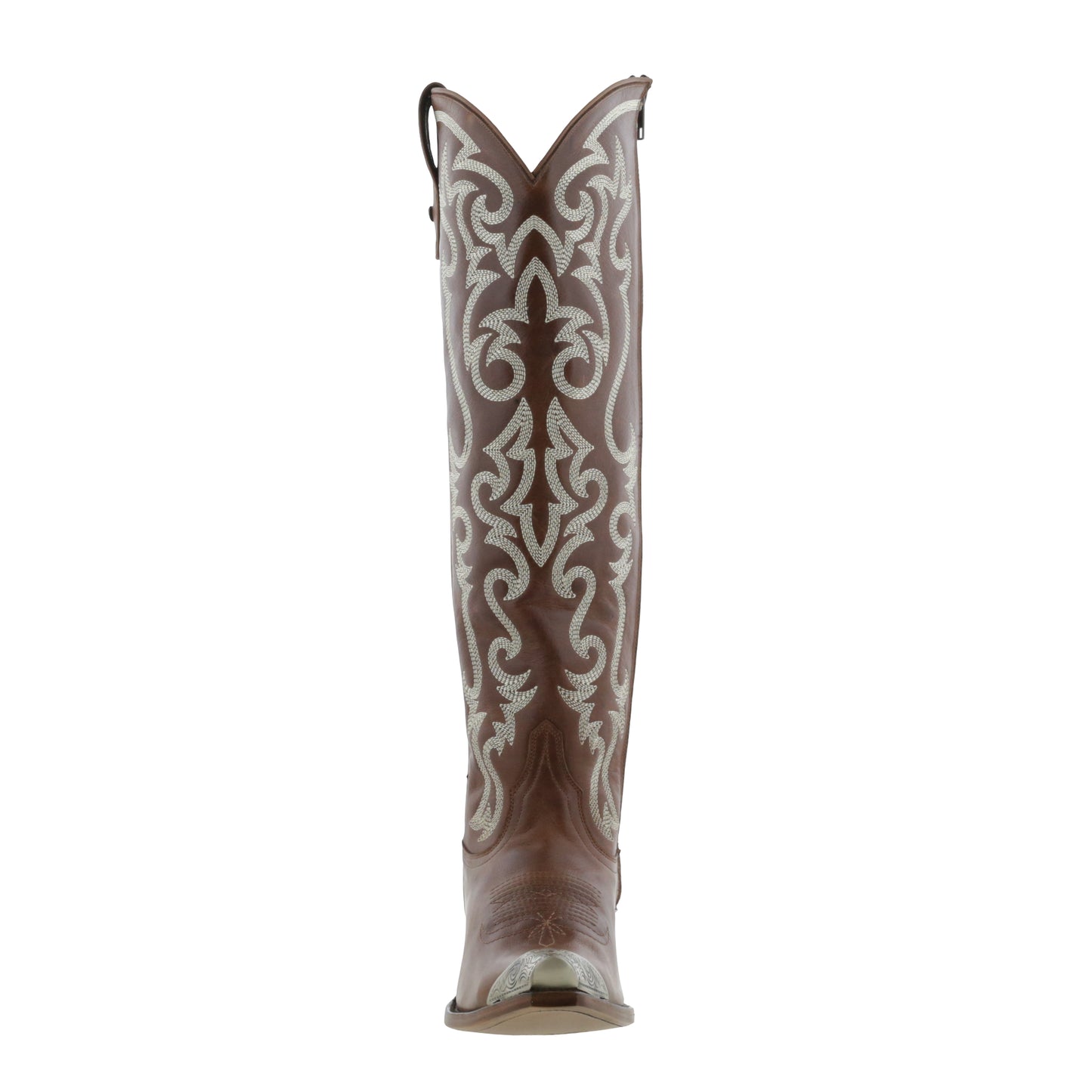 Lulu Mossil Tan Cowgirl Boots by Liberty Black