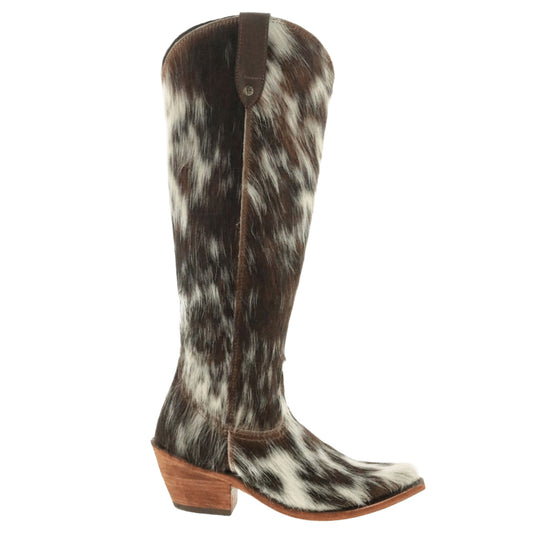 Kendra Brown Cowhide Tall  Boots | Pelo Granizo by Liberty Black