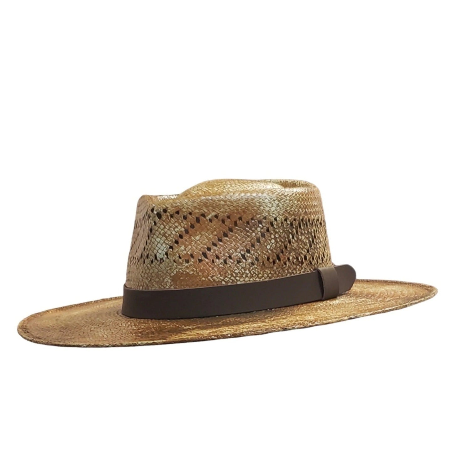 Lolita Marbled - Straw Shantung Cowboy Hat - Gone Country - Bourbon Cowgirl