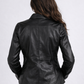 Lilla RF Leather Jacket, Black