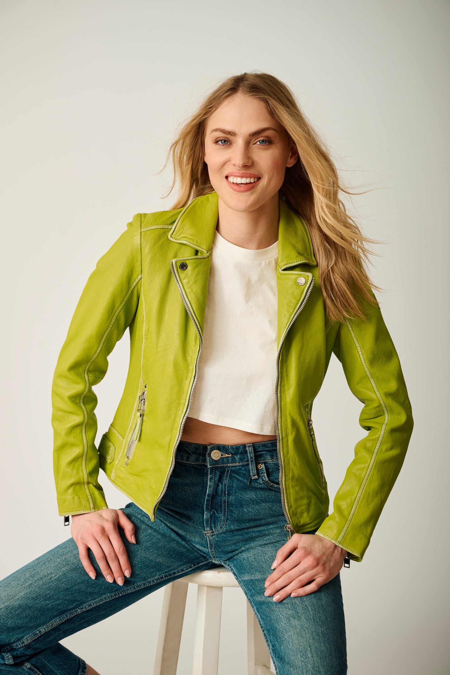 Louzia RF Leather Jacket