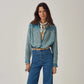 Maria Shirt Mediterranean Stripes Blue Ink by Maison Hotel