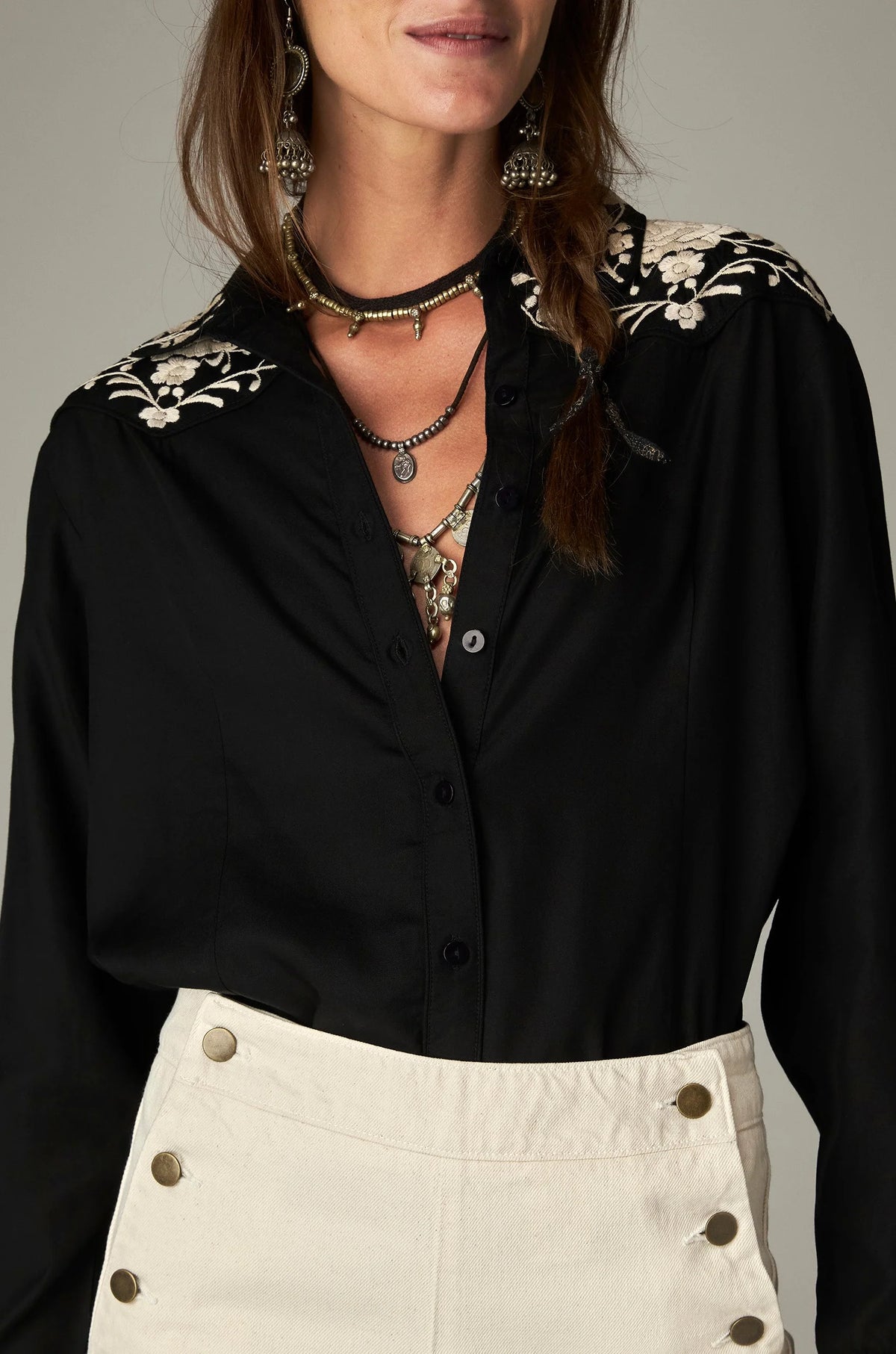 Antonio Shirt in Black by Maison Hotel
