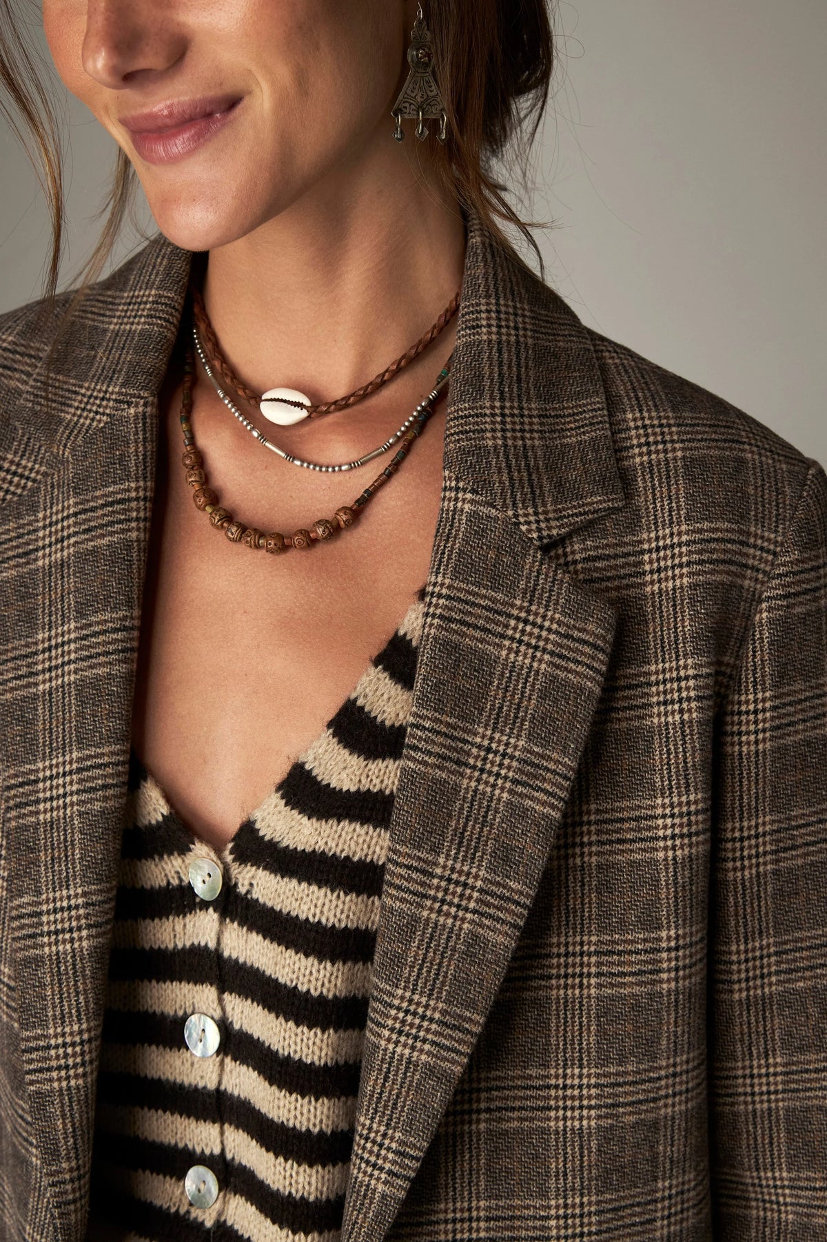 Cameron Blazer London Plaid by Maison Hotel