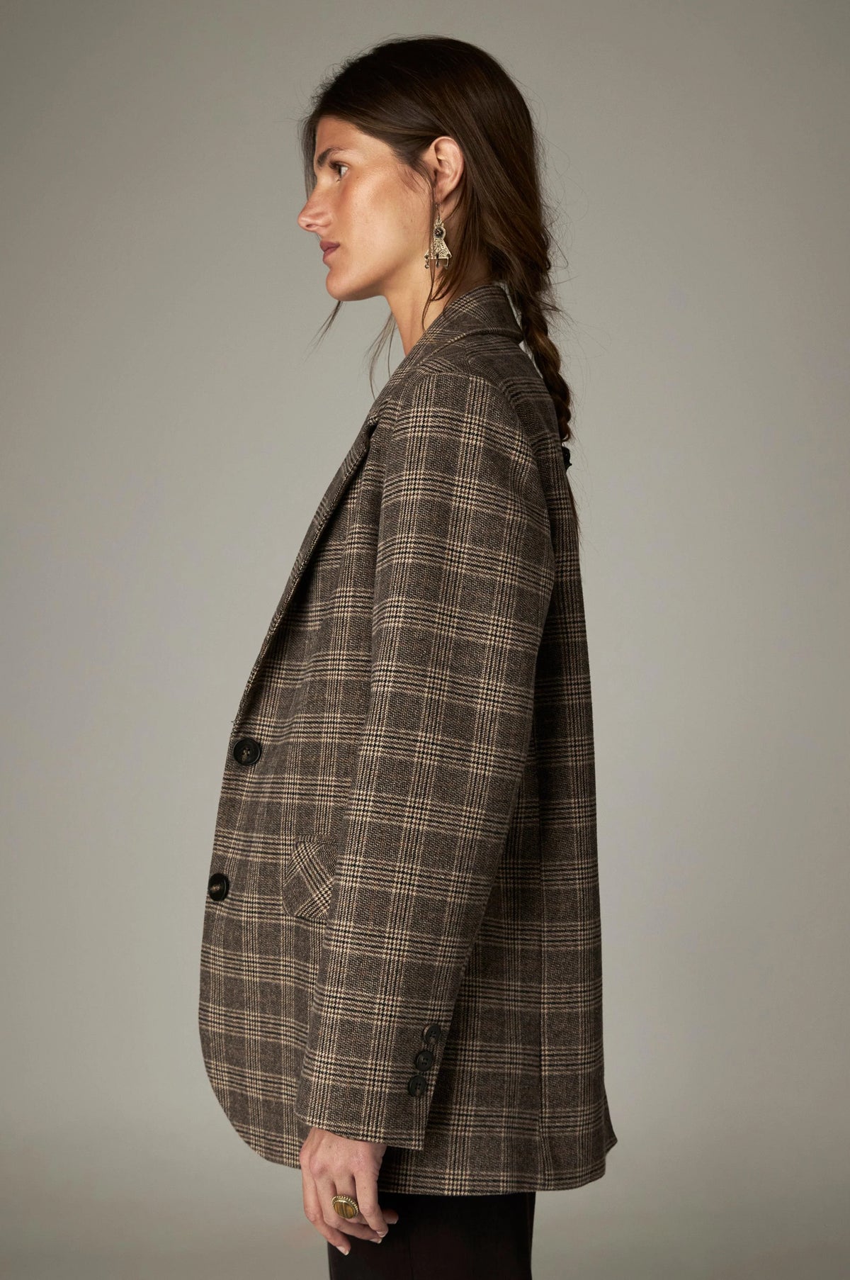 Cameron Blazer London Plaid by Maison Hotel