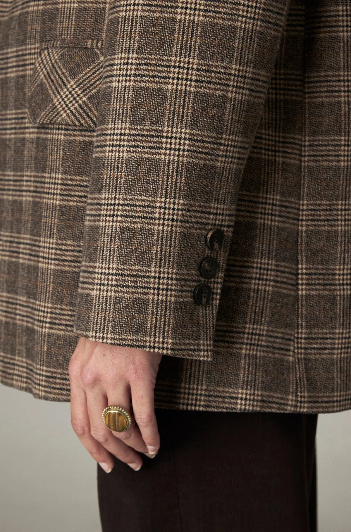 Cameron Blazer London Plaid by Maison Hotel