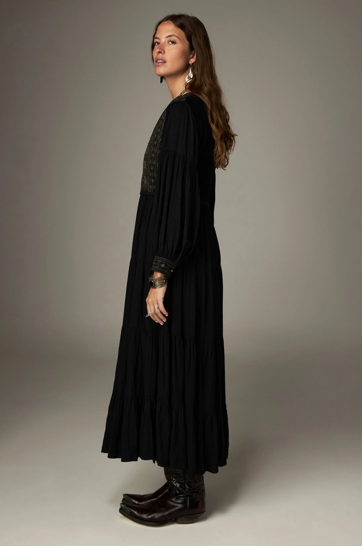 Emilia Dress in Onix by Maison Hotel