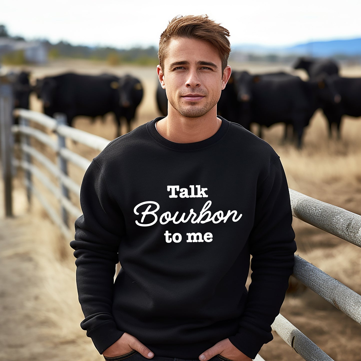 Talk Bourbon to Me Crewneck Sweatshirt