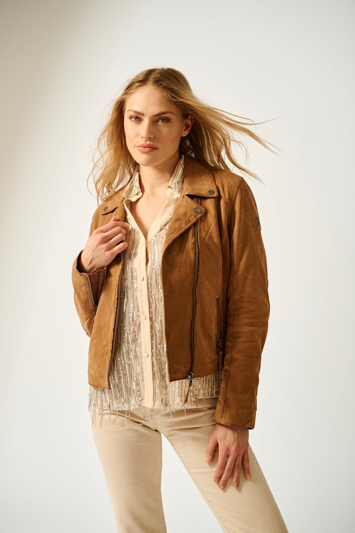 Misty RF Leather Jacket