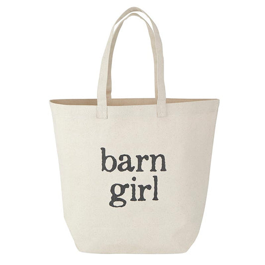 Barn Girl Large Canvas Tote Bag at Bourbon Cowgirl