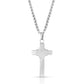 Rope Wrapped Cross Necklace for Men - Montana Silversmiths