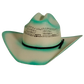 Olivia | Womens Straw Cowgirl Hat Turquoise - Bourbon Cowgirl