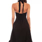 Black Halter Dress Peruvian Cotton for Country Girls at Bourbon Cowgirl