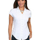 White Peruvian Cotton Cap Sleeve Blouse by Scully Bourbon Cowgirl