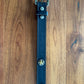 Phoebe Leather Belt with Star Conchos in Black - Bourbon Cowgirl Exclusive