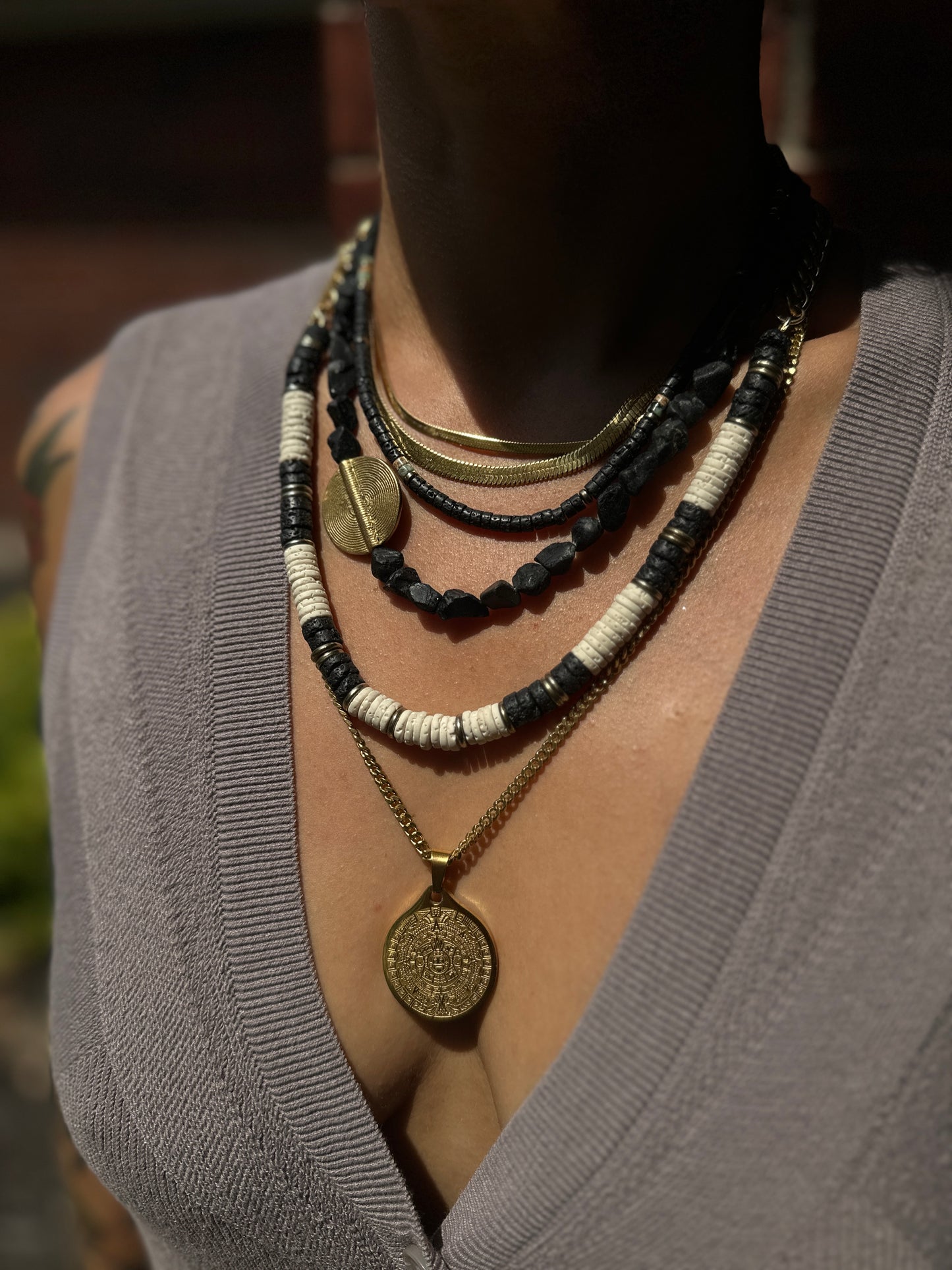 Mayan Calendar Necklace