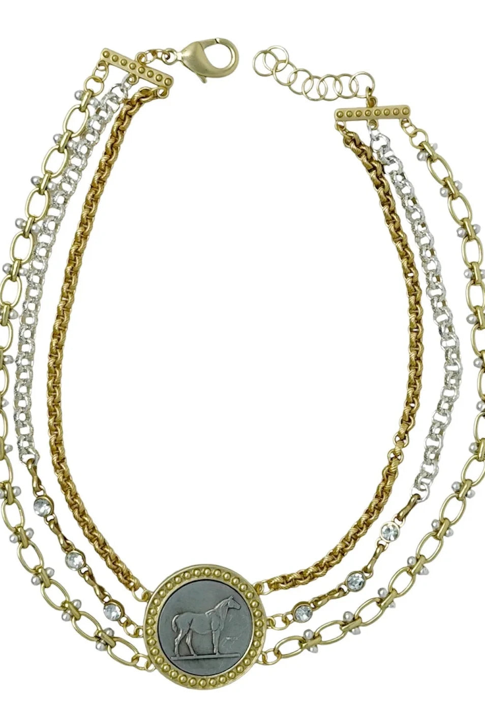 Stallion Reins Necklace as Seen on Dutton Ranch by Michele Busch