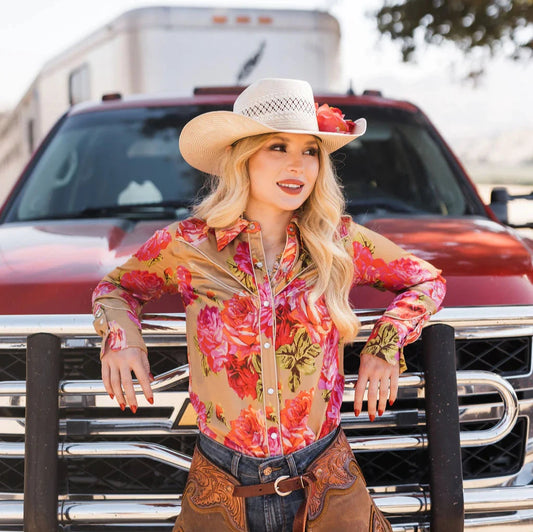 Standout Stacey Button Up at Bourbon Cowgirl