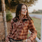 Pretty Plaid Cowboy Button Up