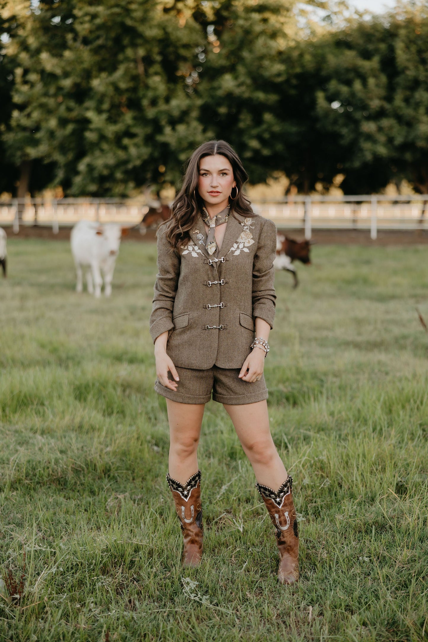 Holman Herringbone Shorts