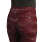 Burgundy patterned leggings RRWD7PR0FN