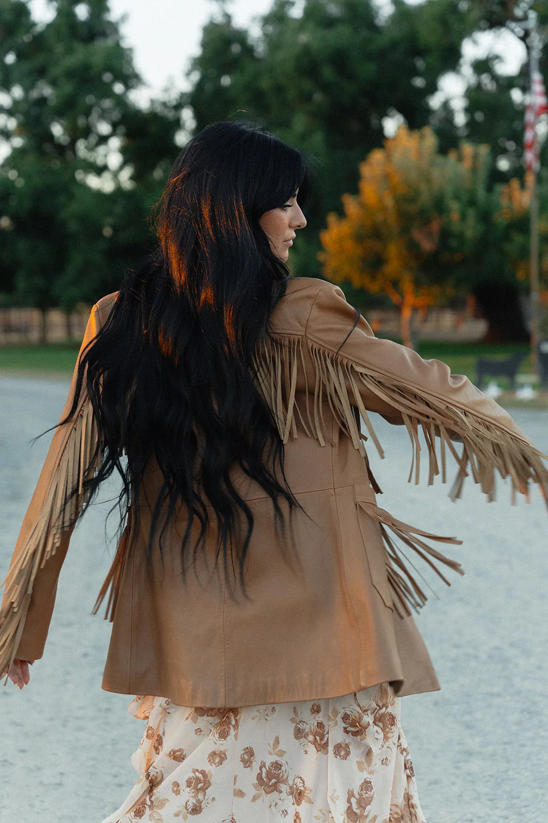 Fringe With Benefits Blazer in Buckskin by Western & Co