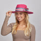 Rodeo Babe | Womens Felt Fedora Hat  - Bourbon Cowgirl