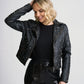 Roxanne RF Leather Jacket by Mauritius in Black