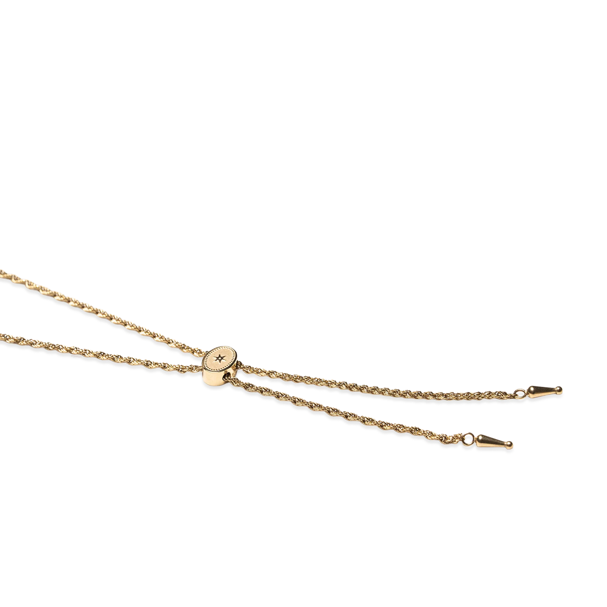 Annley Bolo Tie Necklace in Gold or Silver by Spurwest