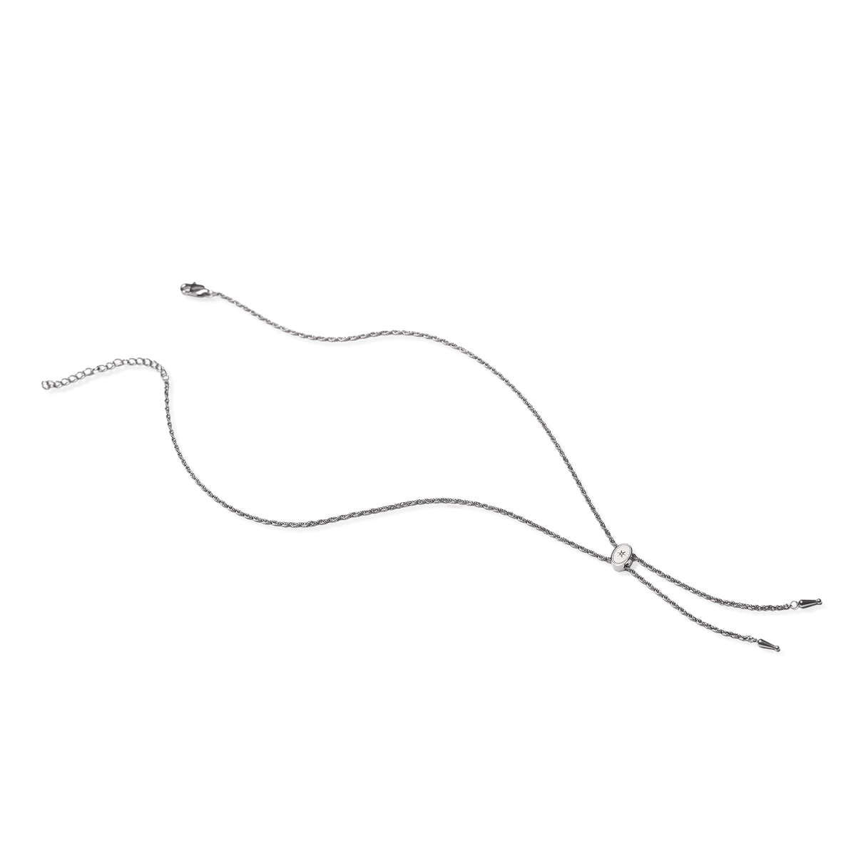 Annley Bolo Tie Necklace in Gold or Silver by Spurwest