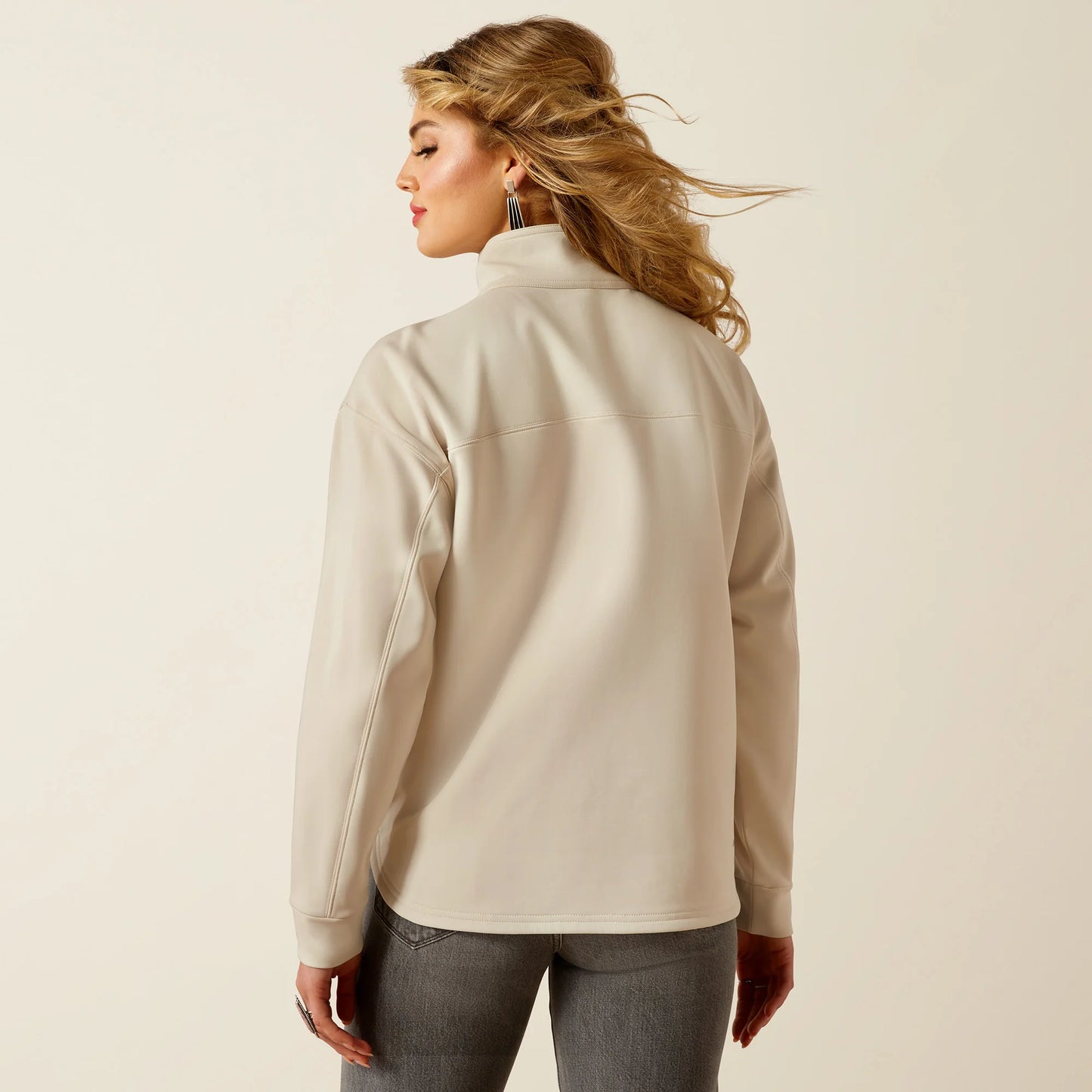 Ariat Breeze Logo 1/2 Zip Sweatshirt for Women at Bourbon Cowgirl