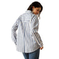 Ariat Baggy Button Up Shirt Coastal Stripe for Bourbon Cowgirl