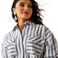 Ariat Baggy Button Up Shirt Coastal Stripe for Bourbon Cowgirl