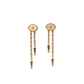 Annley Bolo Tie Earrings in Gold or Silver by Spurwest