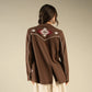 The Eleanor Relaxed Western Blazer in Oakroom by Sendero Provisions