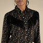 June Western Blouse by Sendero Provisions -Black Floral
